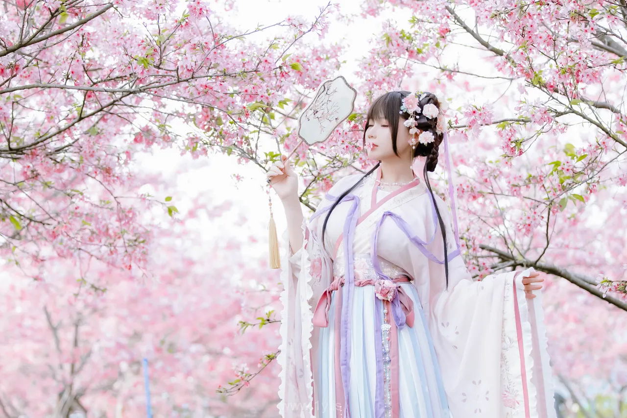 Nyako喵子 NO.036 樱花汉服 花神祈愿